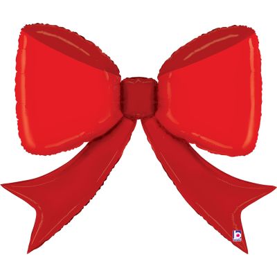 Betallic Foil Shape 104cm (41") Red Bow