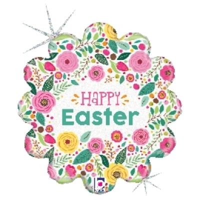 Betallic Foil Shape 45cm (18") Spring Flowers Easter