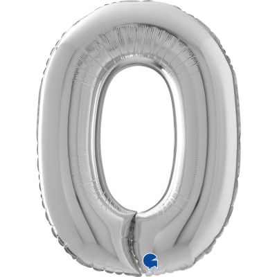 Grabo Foil 66cm (26") Mid-Size Silver Number 0