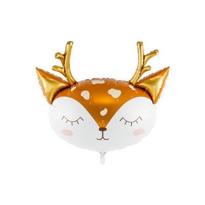 Party Deco Foil Shape Deer Head 73cm x 64cm