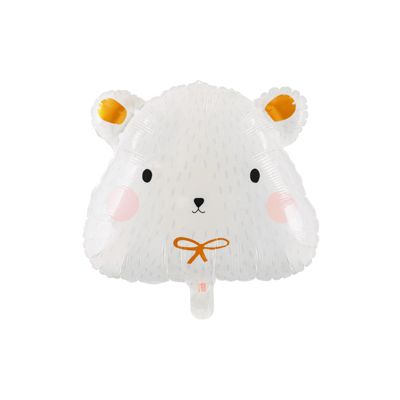 Party Deco Foil Shape Matte Polar Bear Head 53cm x 87cm