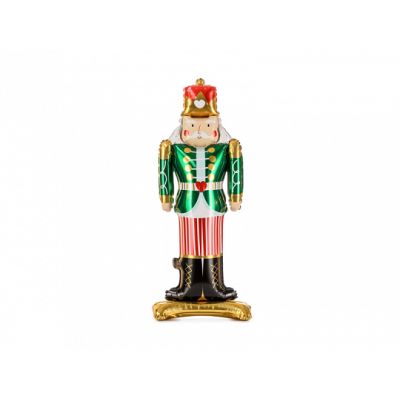 Party Deco Foil Shape Matte Christmas Nutcracker 34cm x 85cm