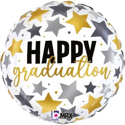 Betallic Foil 45cm (18") Graduation Metallic Stars
