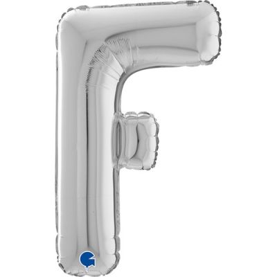 Grabo Foil 66cm (26") Silver Letter F