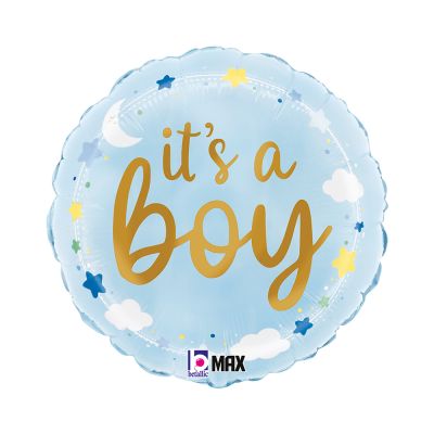 Grabo Foil 46cm (18") It's a Boy Stars and Cloud