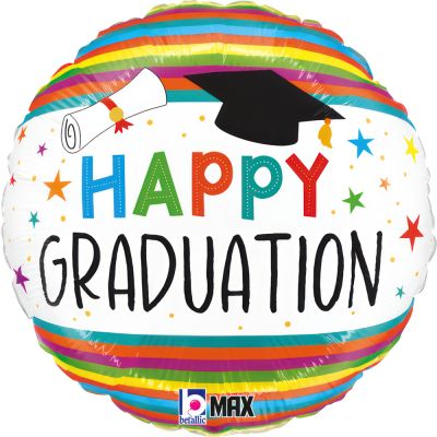 Betallic Foil 45cm (18") Graduation Stripes