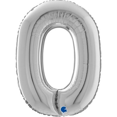 Grabo Foil 66cm (26") Silver Letter O