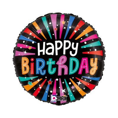 Betallic Foil 46cm (18") Colorful Birthday
