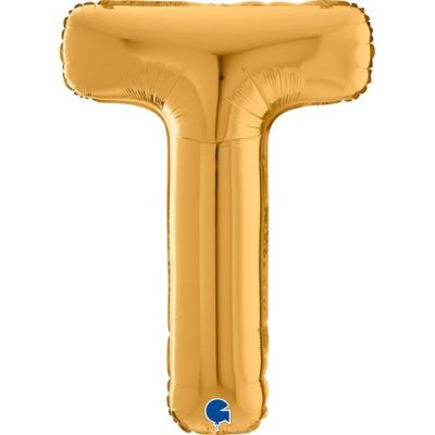 Grabo Foil 66cm (26") Antique Gold Letter T
