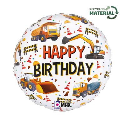 Betallic Foil 46cm (18") Construction Equipment Birthday