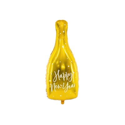 Party Deco Foil Shape Bottle Happy New Year 32cm x 82cm