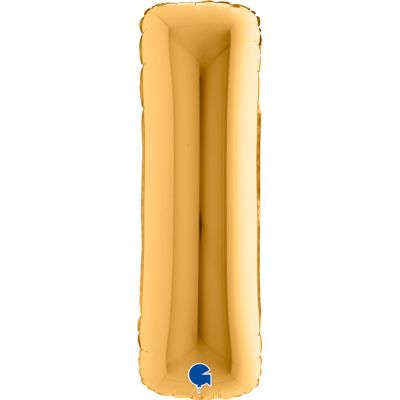 Grabo Foil Megaloon 102cm (40") Antique Gold Letter I