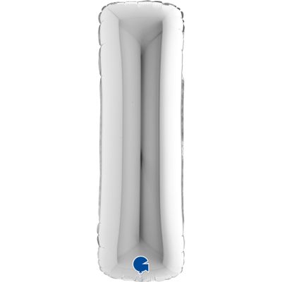 Grabo Foil Megaloon 102cm (40") Silver Letter I