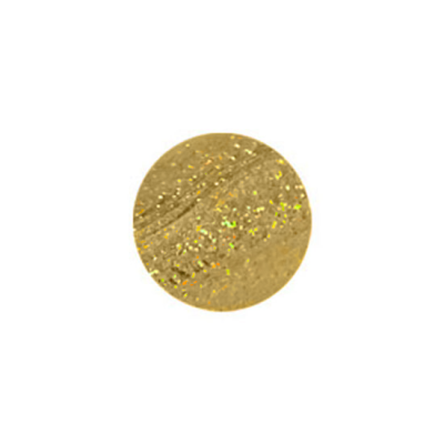 Medium 2cm Confetti (250g Zip Lock Bag) Holographic Light Gold