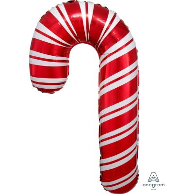 Anagram Foil Shape Holiday Candy Cane (50cm x 93cm)