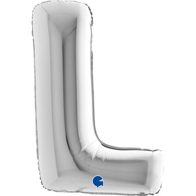 Grabo Foil Megaloon 102cm (40") Silver Letter L
