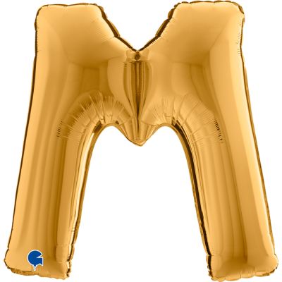 Grabo Foil Megaloon 102cm (40") Antique Gold Letter M