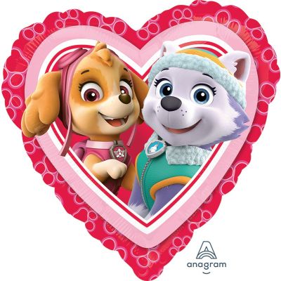 Anagram Licensed Foil 45cm (18") Paw Patrol Love Girl