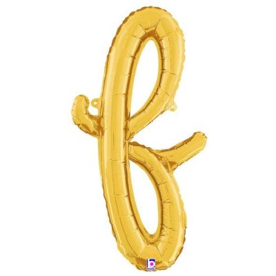 Betallic 24" Script Gold Letter F