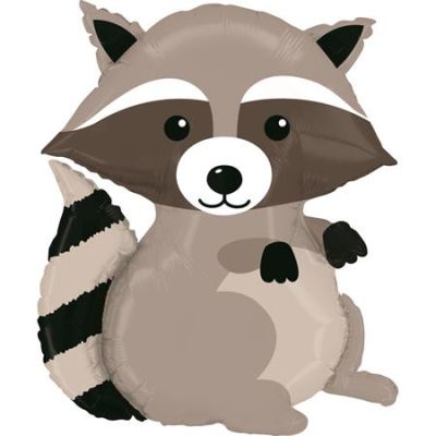 Betallic Foil Shape 94cm (36") Woodland Raccoon