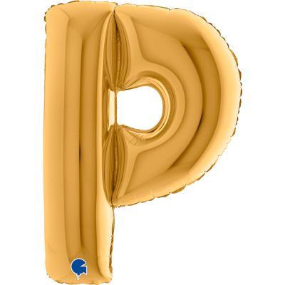 Grabo Foil Megaloon 102cm (40") Antique Gold Letter P