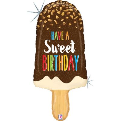 Betallic Foil Shape 92cm (36") B&#039;day Ice Cream Bar