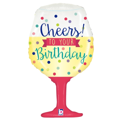 Betallic Foil Shape 86cm (34&quot;) Cheers To Your Bday