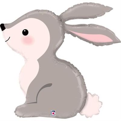 Betallic Foil Shape 92cm (36") Woodland Bunny