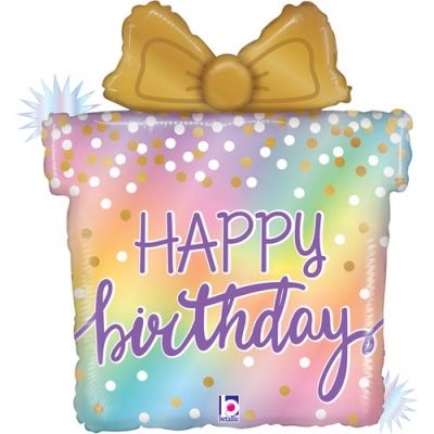 Betallic Holographic Foil Shape 69cm (27") Opal Birthday Present