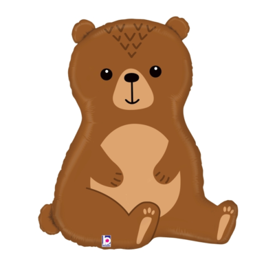 Betallic Foil Shape 86cm (34") Woodland Bear
