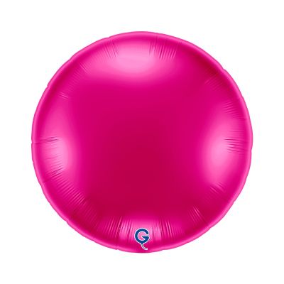Grabo Foil Solid Colour Round 91cm (36") Magenta (Unpackaged)