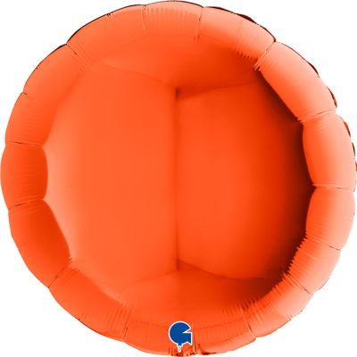 Grabo Foil Solid Colour Round 91cm (36") Orange (Unpackaged)