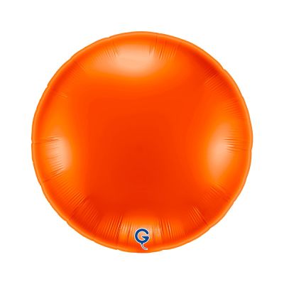 Grabo Foil Solid Colour Round 91cm (36") Orange (Unpackaged)