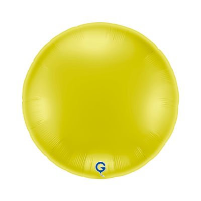Grabo Foil Solid Colour Round 91cm (36") Yellow (Unpackaged)