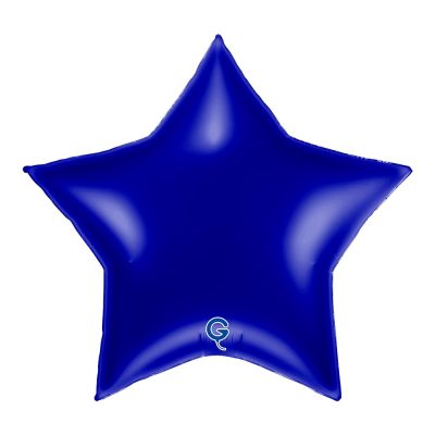 Grabo Foil Solid Colour Star 91cm (36") Blue Capri (Unpackaged)