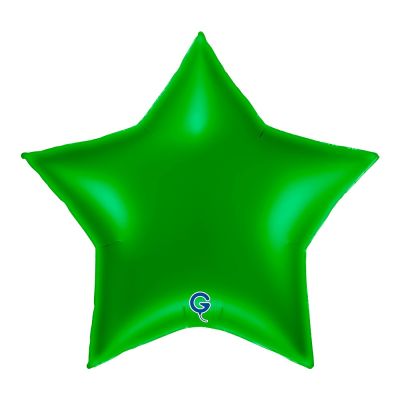 Grabo Foil Solid Colour Star 91cm (36") Green (Unpackaged)