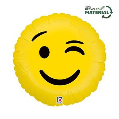 Betallic Foil 45cm (18") Emoji Wink