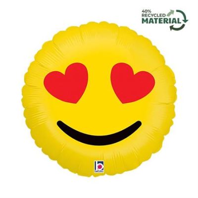 Betallic Foil 45cm (18") Emoji Hearts