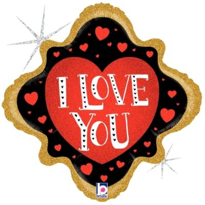 Betallic Holographic Foil 45cm (18") Vintage Love