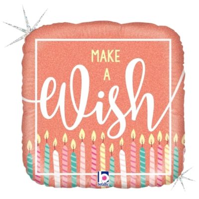 Betallic Foil 45cm (18") Rose Gold Make a Wish