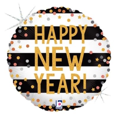 Betallic Foil 45cm (18") New Year Confetti