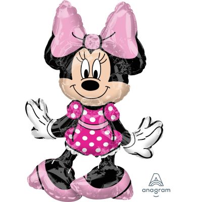 Anagram Foil Licensed Shape Multi Balloon Sitting Minnie Mouse (45cm X 48cm)