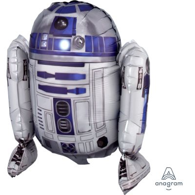 Anagram Foil Licensed Shape Multi Balloon Sitting R2D2 (38cm x 45cm)