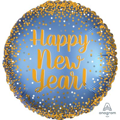 Anagram Foil 45cm (18") Gold & Satin New Year