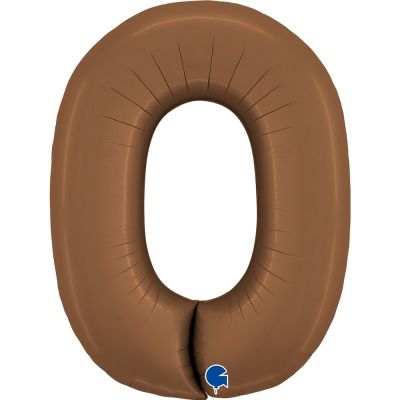 Grabo Foil 102cm (40") Satin Chocolate Number 0