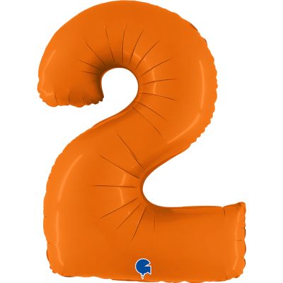 Grabo Foil 102cm (40") Matte Orange Number 2