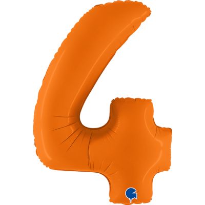 Grabo Foil 102cm (40") Matte Orange Number 4