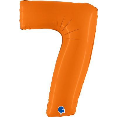 Grabo Foil 102cm (40") Matte Orange Number 7