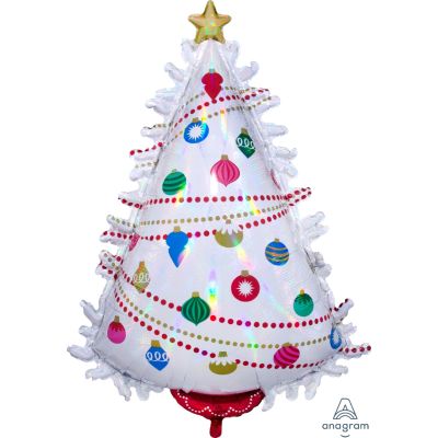Anagram Licensed Shape Foil Iridescent Christmas Tree (66cm x 91cm) 