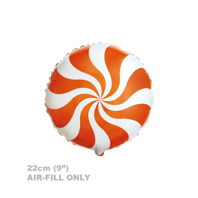 FM Microfoil 22cm (9") Candy Orange - Air Fill (Unpackaged)